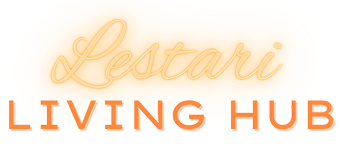 Logo Lestari Living Hub web di kost putri jember